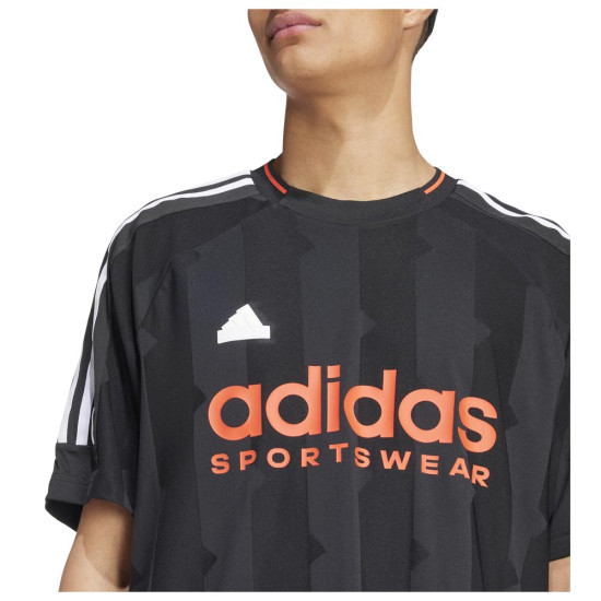 Adidas Ανδρική κοντομάνικη μπλούζα House of Tiro Jacquard Jersey
